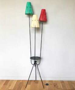 Lampe sur pied 3 couleurs 1950